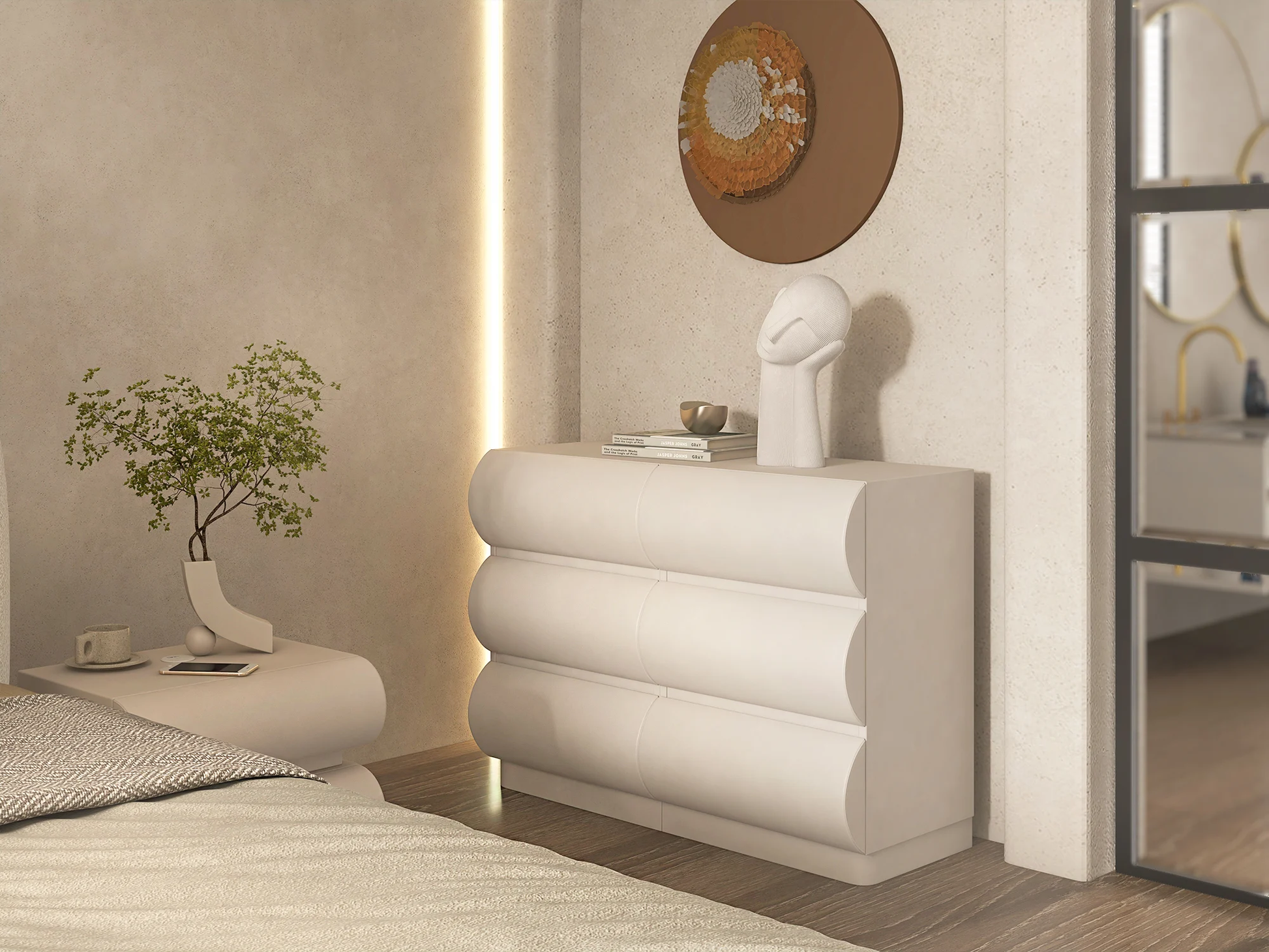 Loria Bedroom (Full Set X 6 Items )