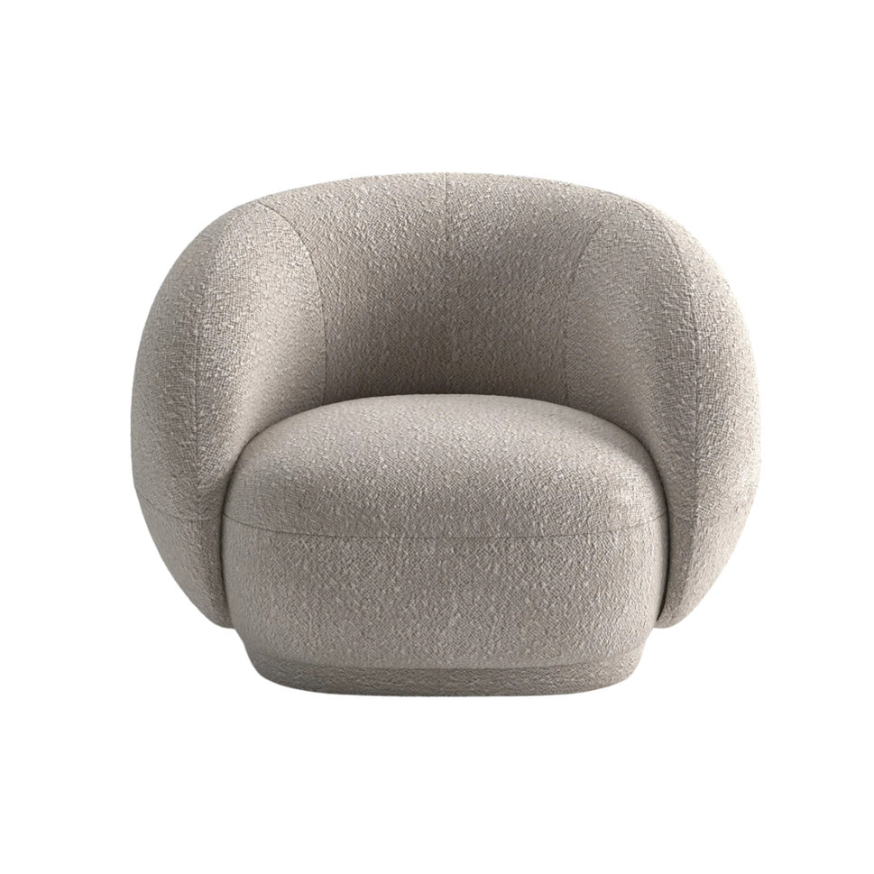 Kiro ArmchairLight Grey | Boucle