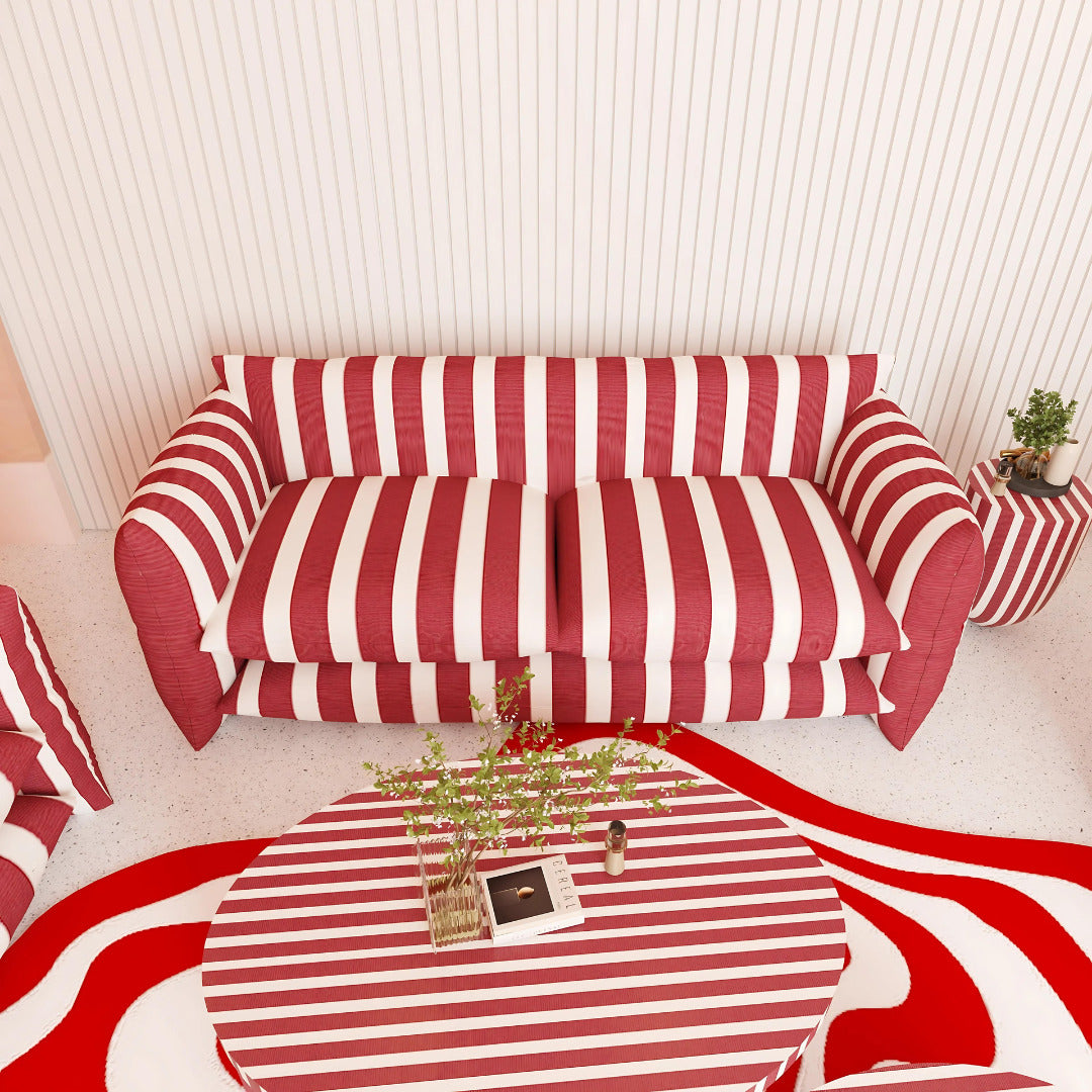 Zebra Living Room Set