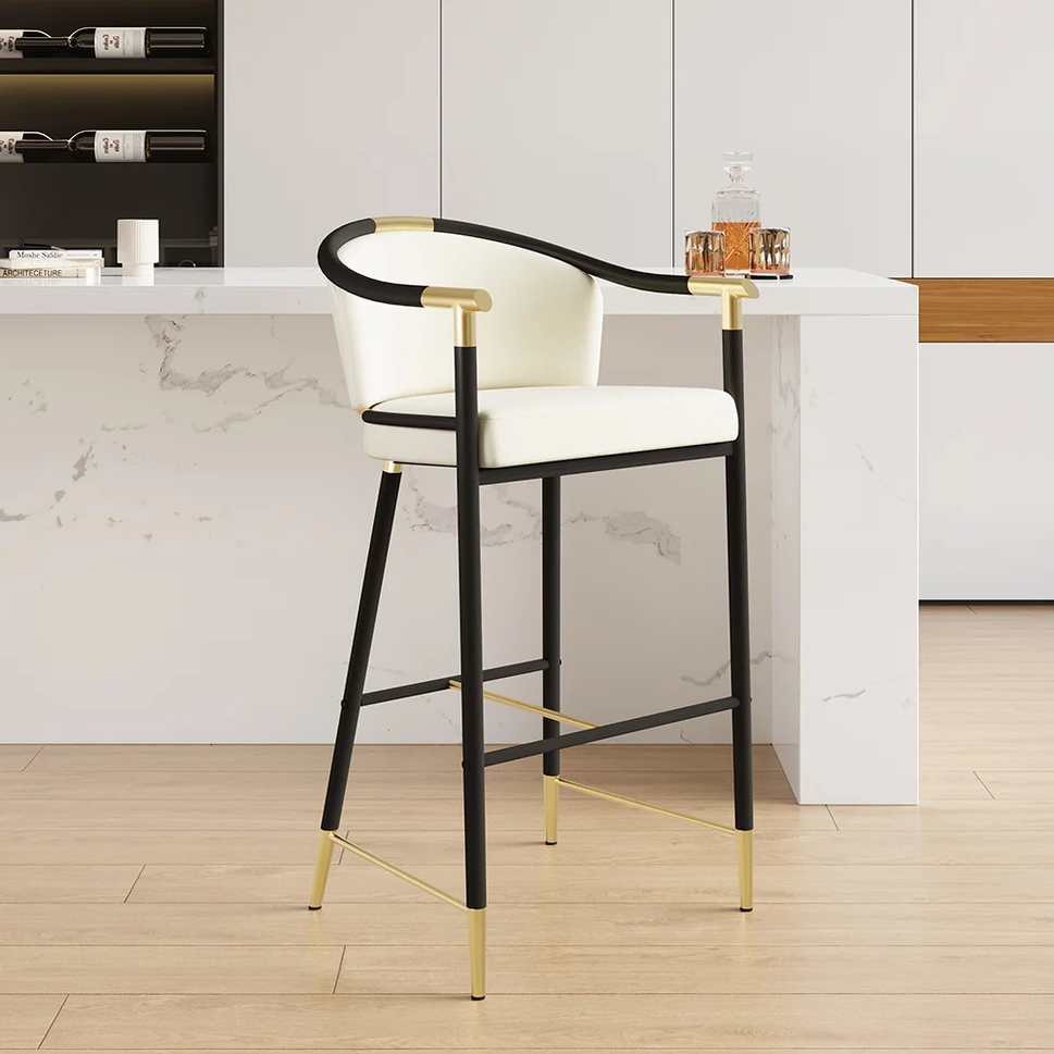 Crest Bar StoolWhite
