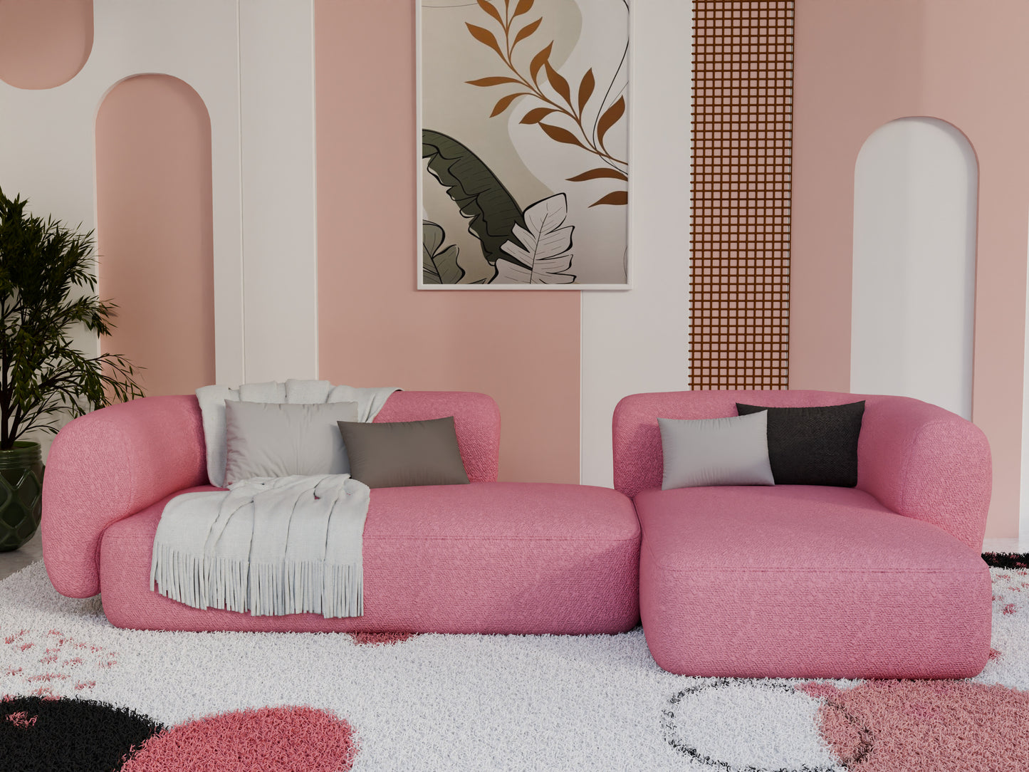 Duplex L Shape Sofa