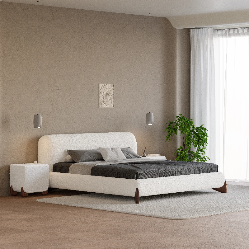 Fay Bedroom SetKing Bed / Walnut