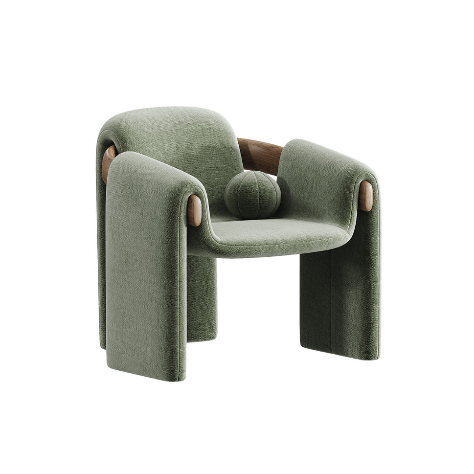 Lara Lounge ChairGreen / Velvet