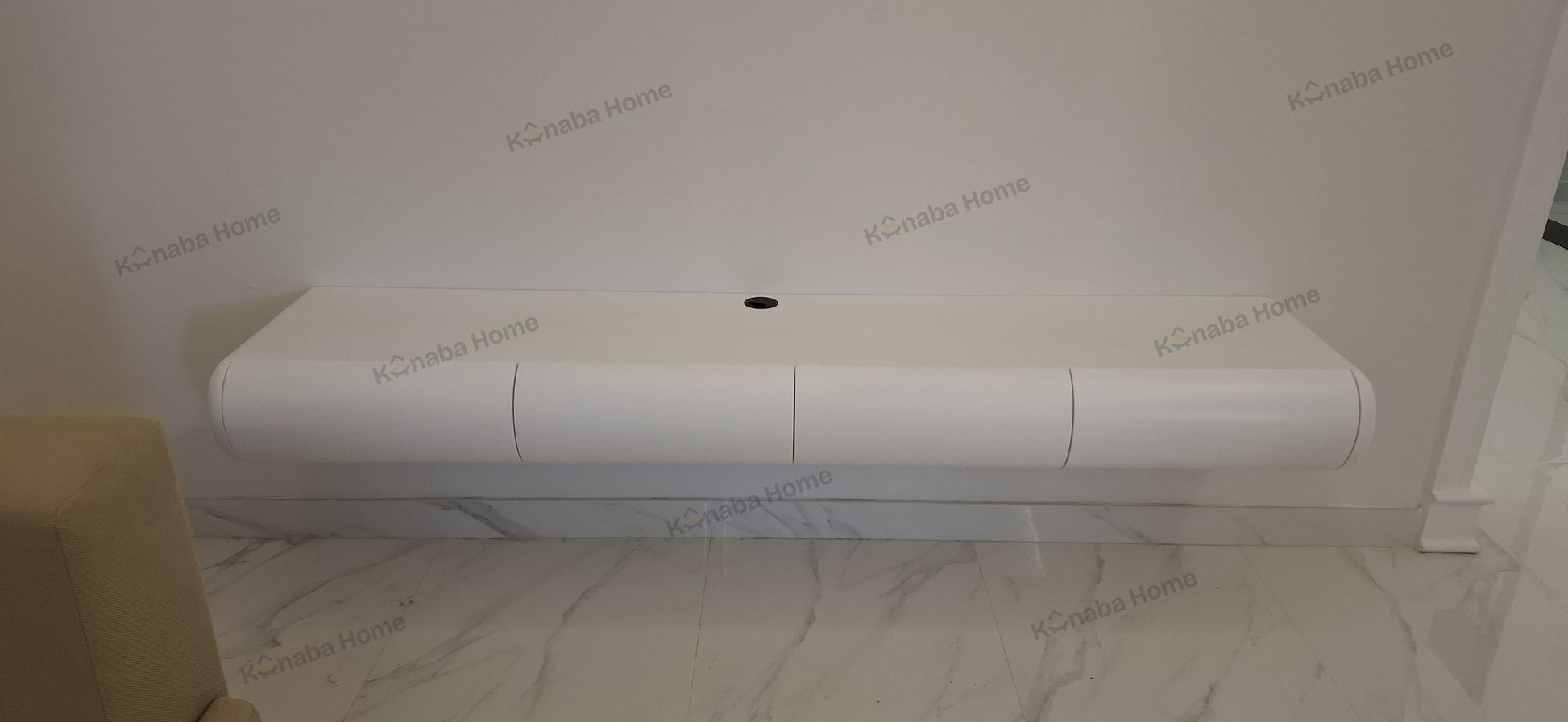 Loria 2 Drawers 2 Doors Wall Mount TV Unit