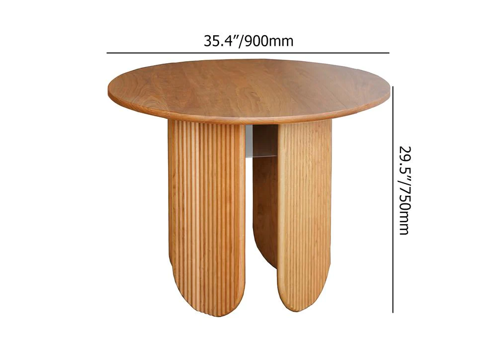 Maddox Dining Table / 110 Dia x 75 H - Kanaba Home #