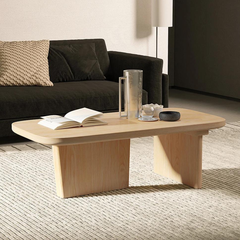 Navi Coffee TableNatural Ash Wood Veneer