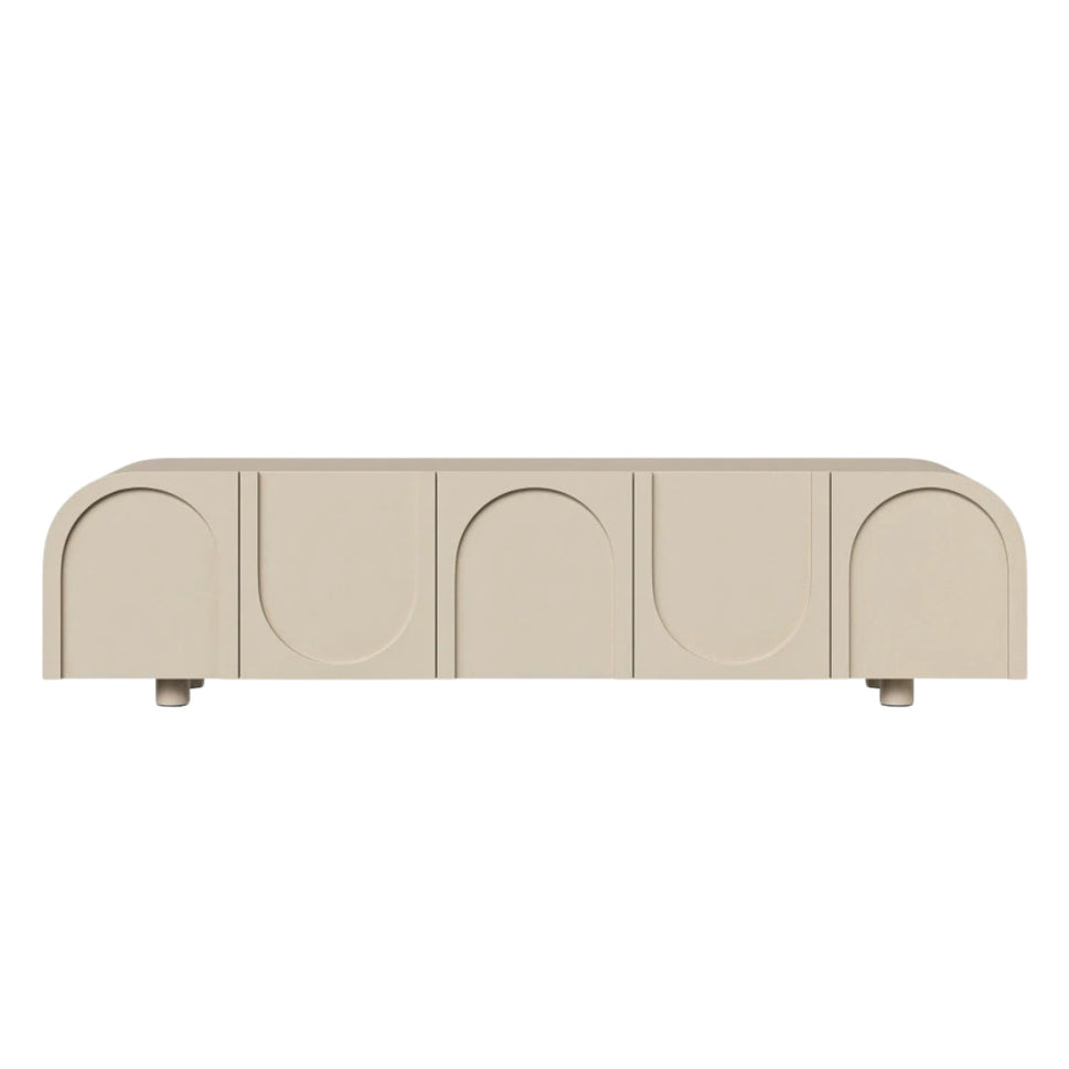 Niv TV ConsoleSoft Beige / With Cable Hole
