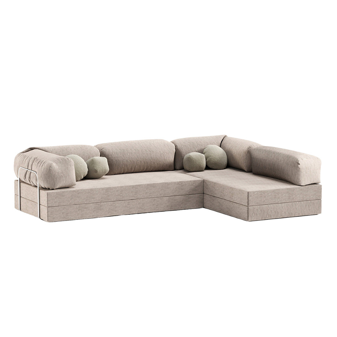 Oriva L-Shaped Sofa Bed