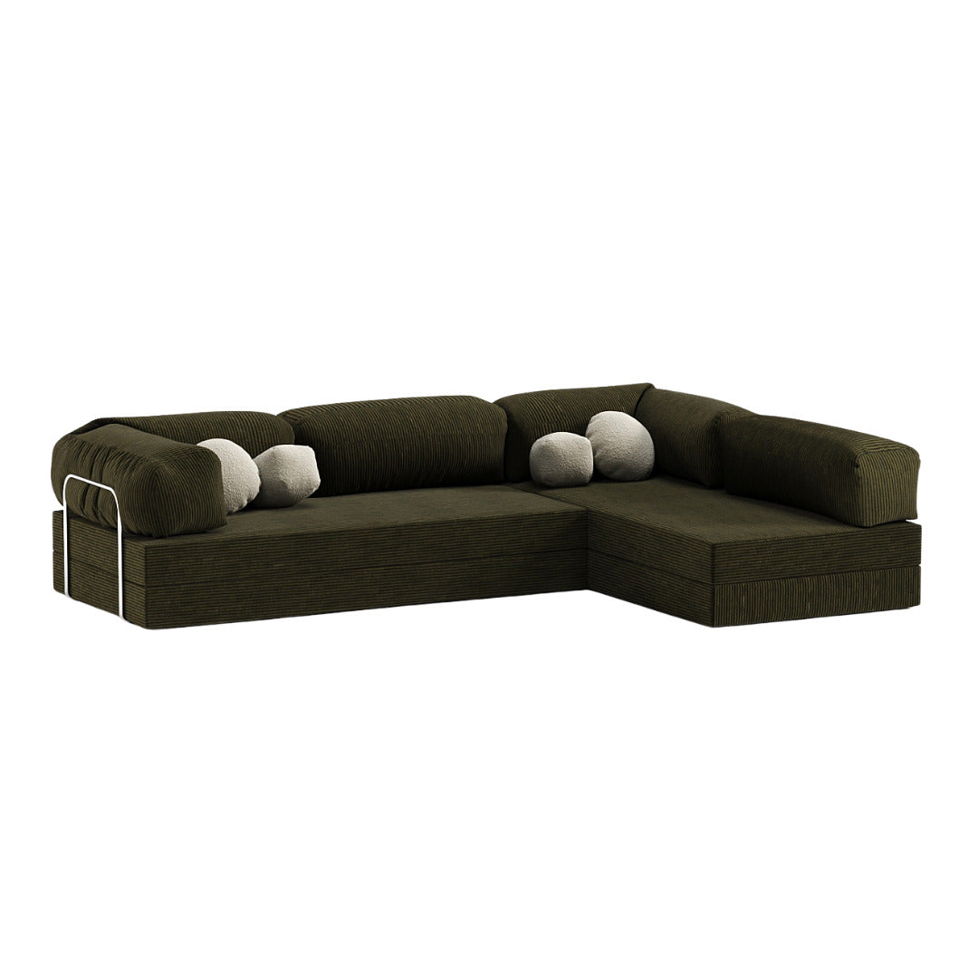 Oriva L-Shaped Sofa Bed
