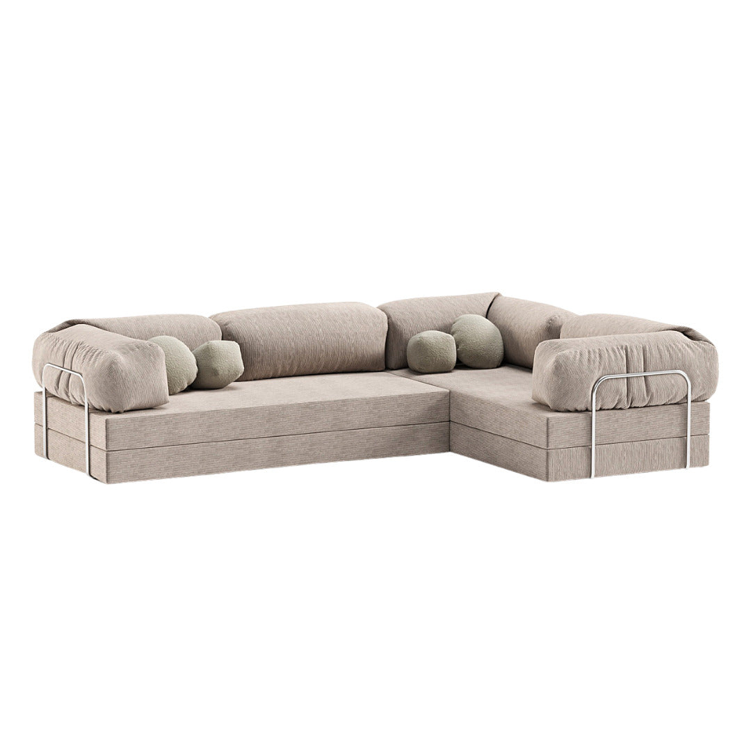 Oriva L-Shaped Sofa Bed