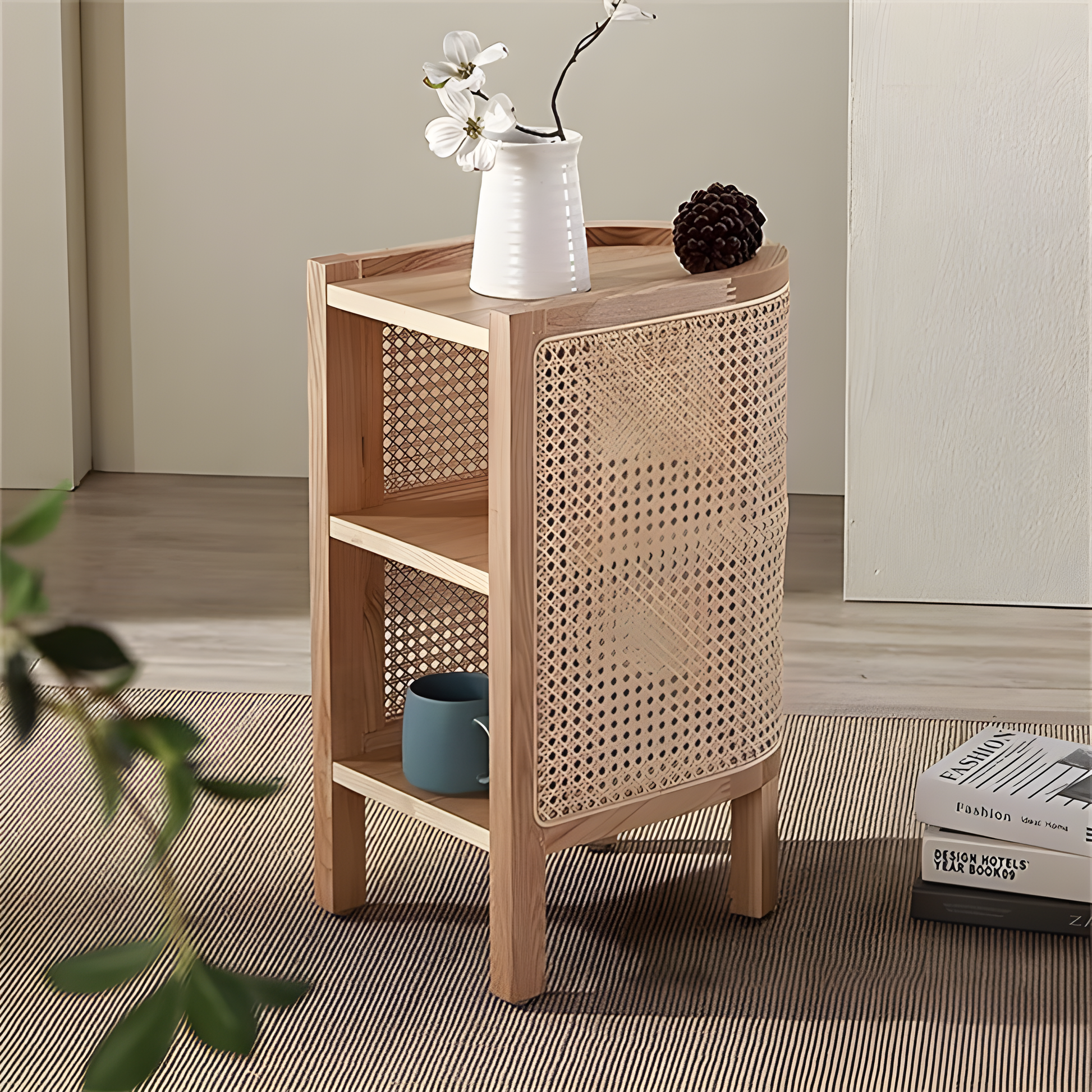 Rattan Side Table
