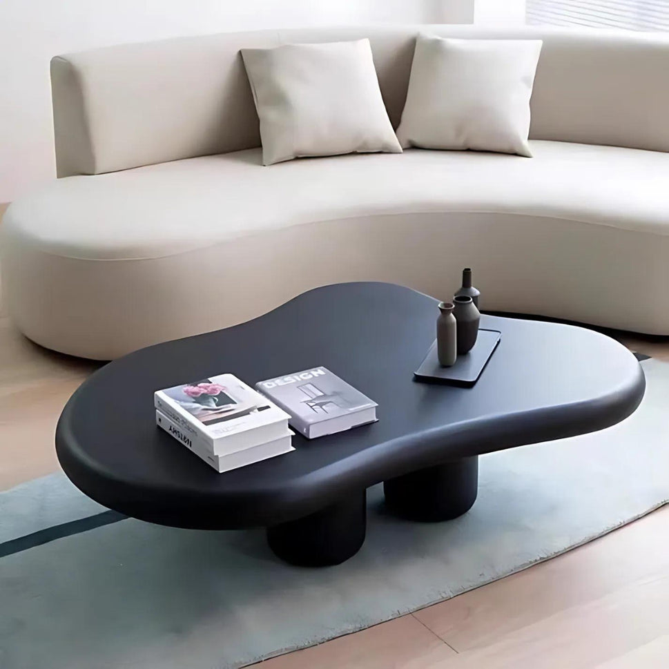 Wave Coffee TableBlack Glossy | Paint Finish