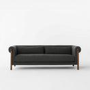 Scandinavian Simplicity Recliner SofaBlack