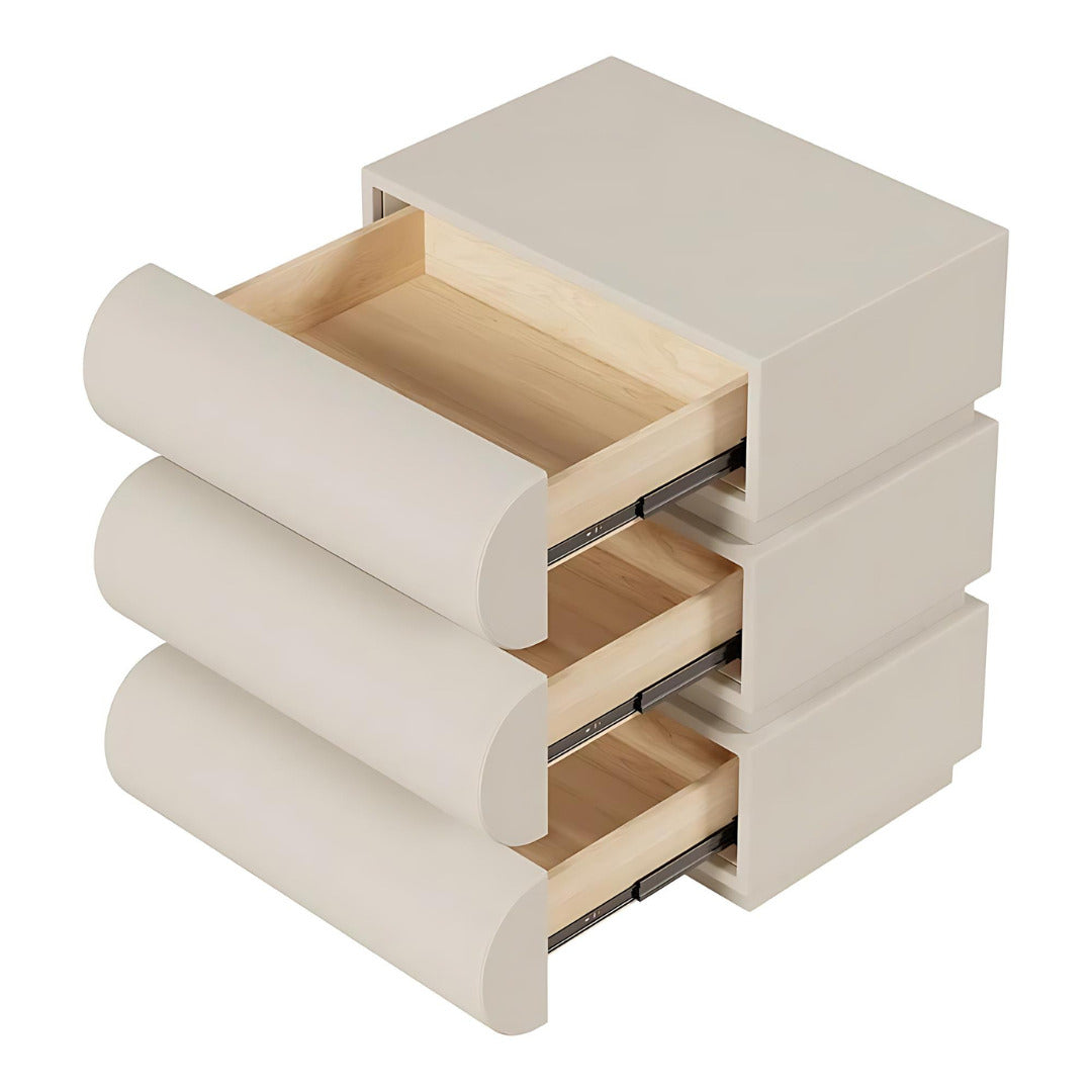 Loria 3-Drawer Nightstand