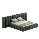 Arne BedQueen Size: Mattress 160 x 200 cm / Green Linin IDT DENIM-21 G