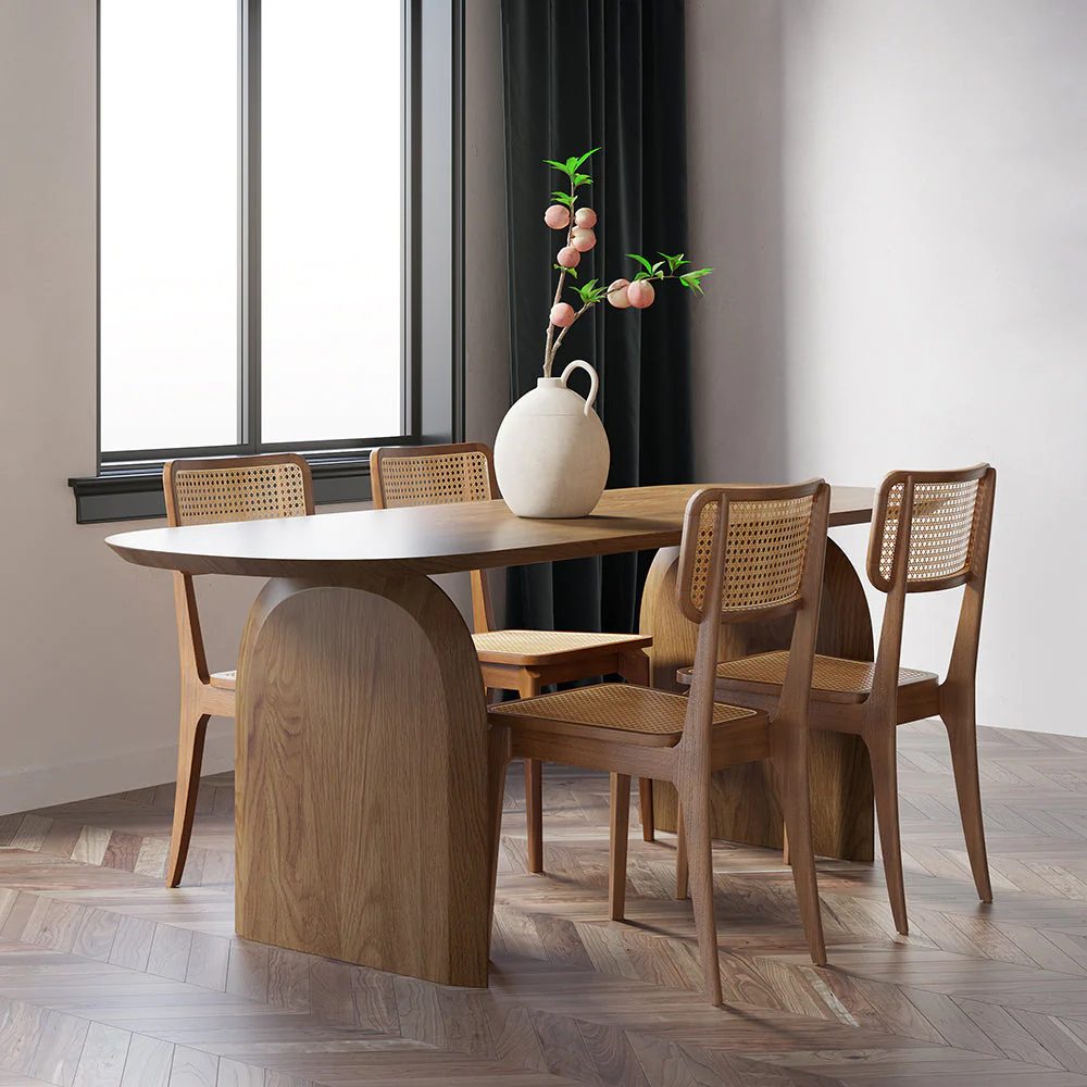 Ann Dining Table / 180L x 80W x 75H cm - Kanaba Home #