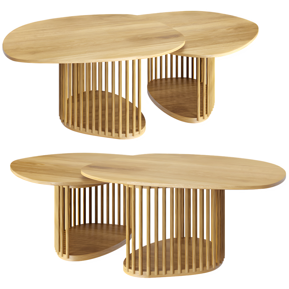 Nim Coffee Tables Full set x2