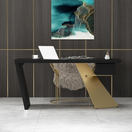 Gilda Office DeskBlack & Gold / Facing right drawer