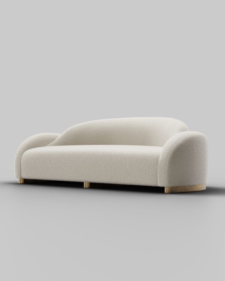 Graceful Boucle Sofa - Kanaba Home #