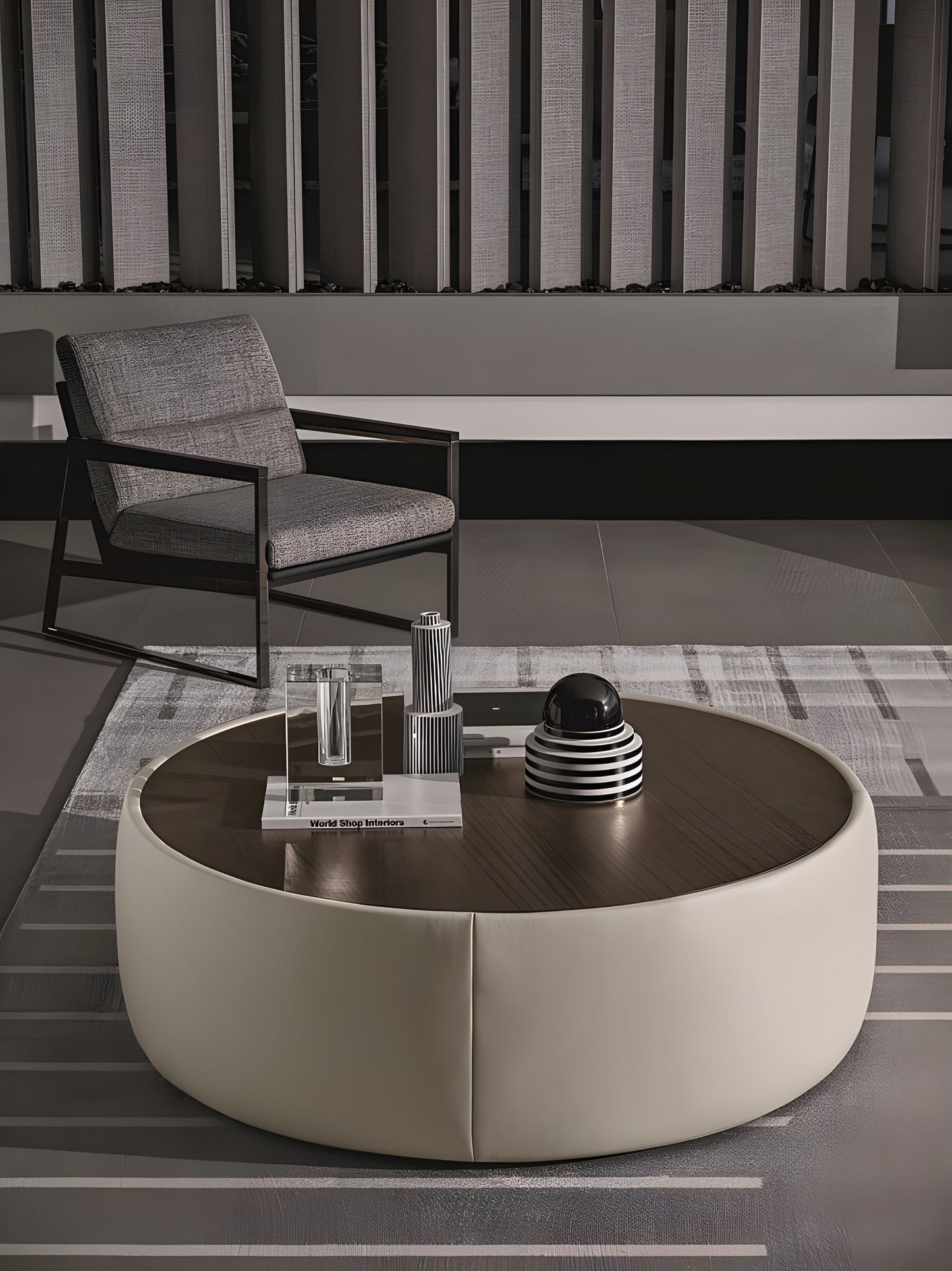 Belle Coffee Table / 80Dia x 40H cm - Kanaba Home #
