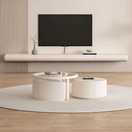 Loria 4-Drawers Wall Mount TV UnitWith Cable Hole