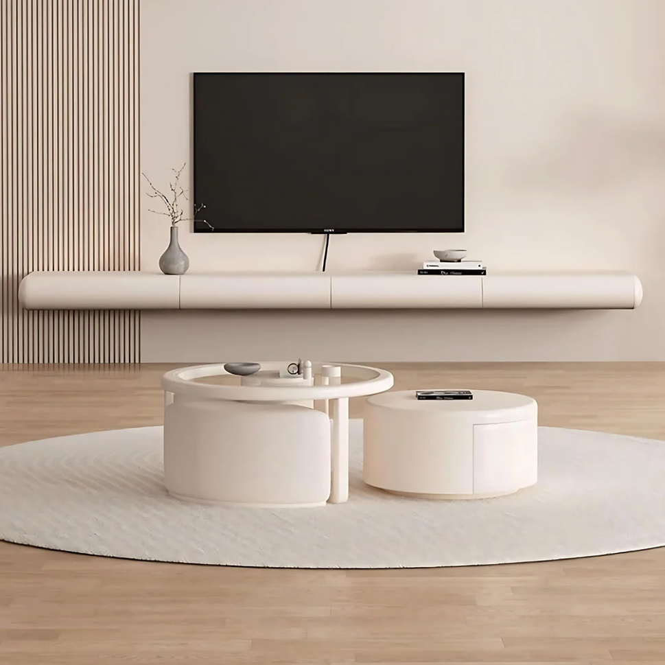 Loria 4-Drawers Wall Mount TV Unit