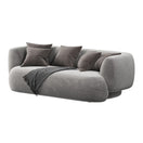 Madison Sofa3 Seaters: W 240 x D 85 x H 75 cm | Seat Height: 42 cm / Dark Gray / Boucle