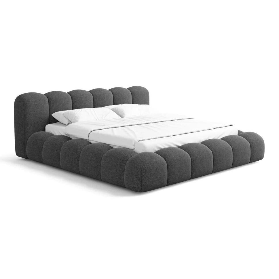 Cloud BedC.King Bed (250x275) CM / Mattress Size (200x200) CM / Grey