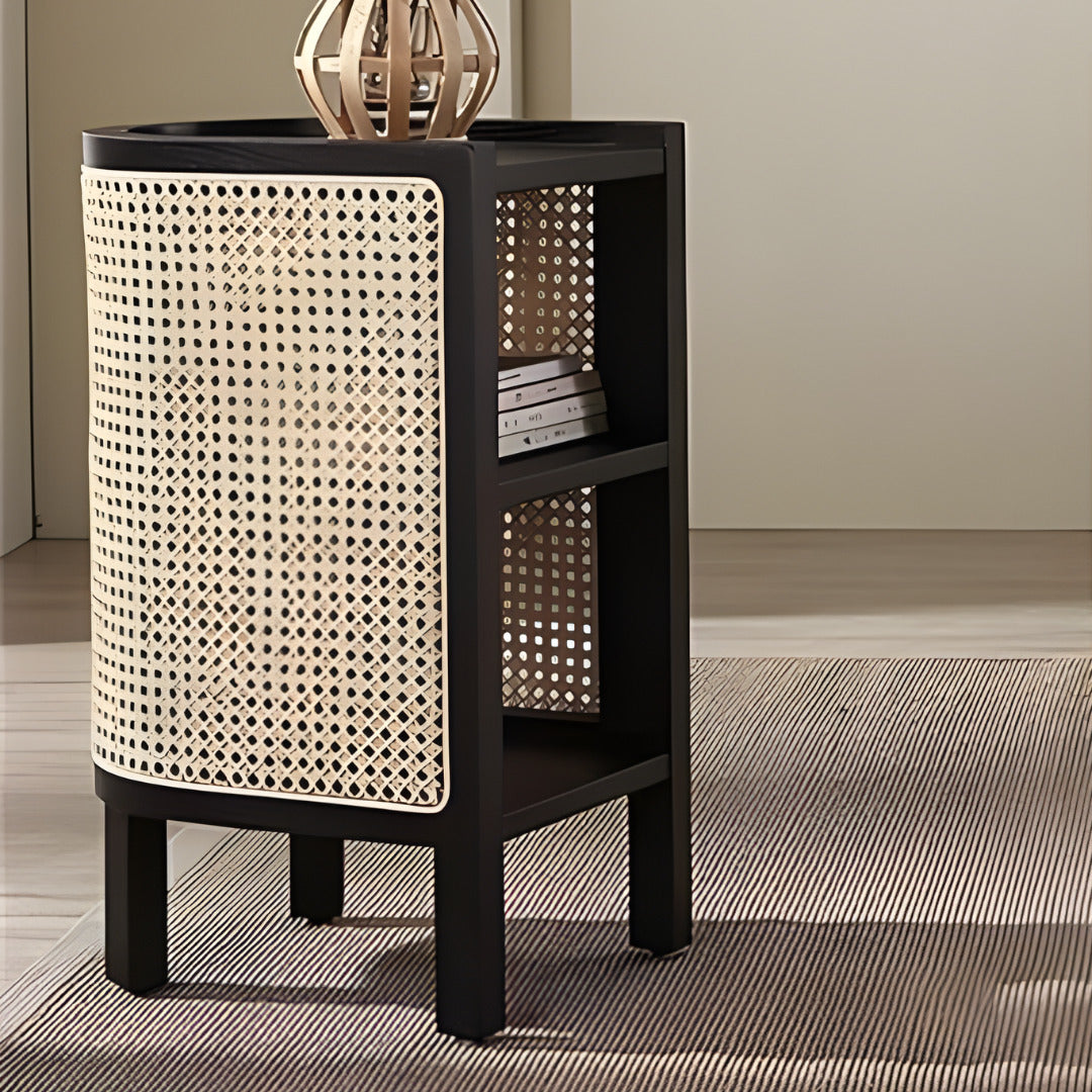 Rattan Side Table