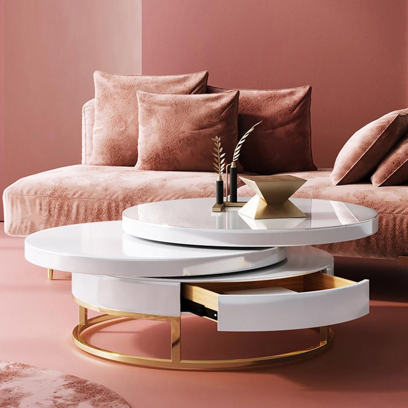 Remi Coffee Table / 80Dia x 42H cm - Kanaba Home #