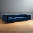 Zenith 3-Piece Sectional SofaBlue