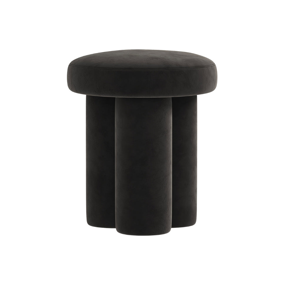 Zola StoolBlack | Velvet