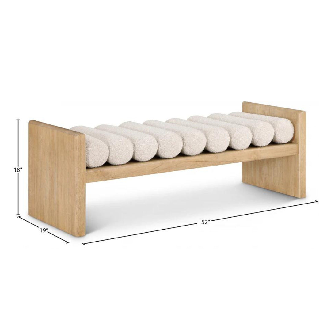 Levi Boucle Bench