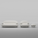 Foy Sofa3 Seater / White