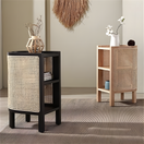 Rattan Side TableBlack