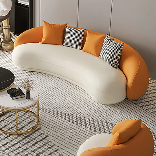Prism Orange 3-Seater Sofa - Kanaba Home #