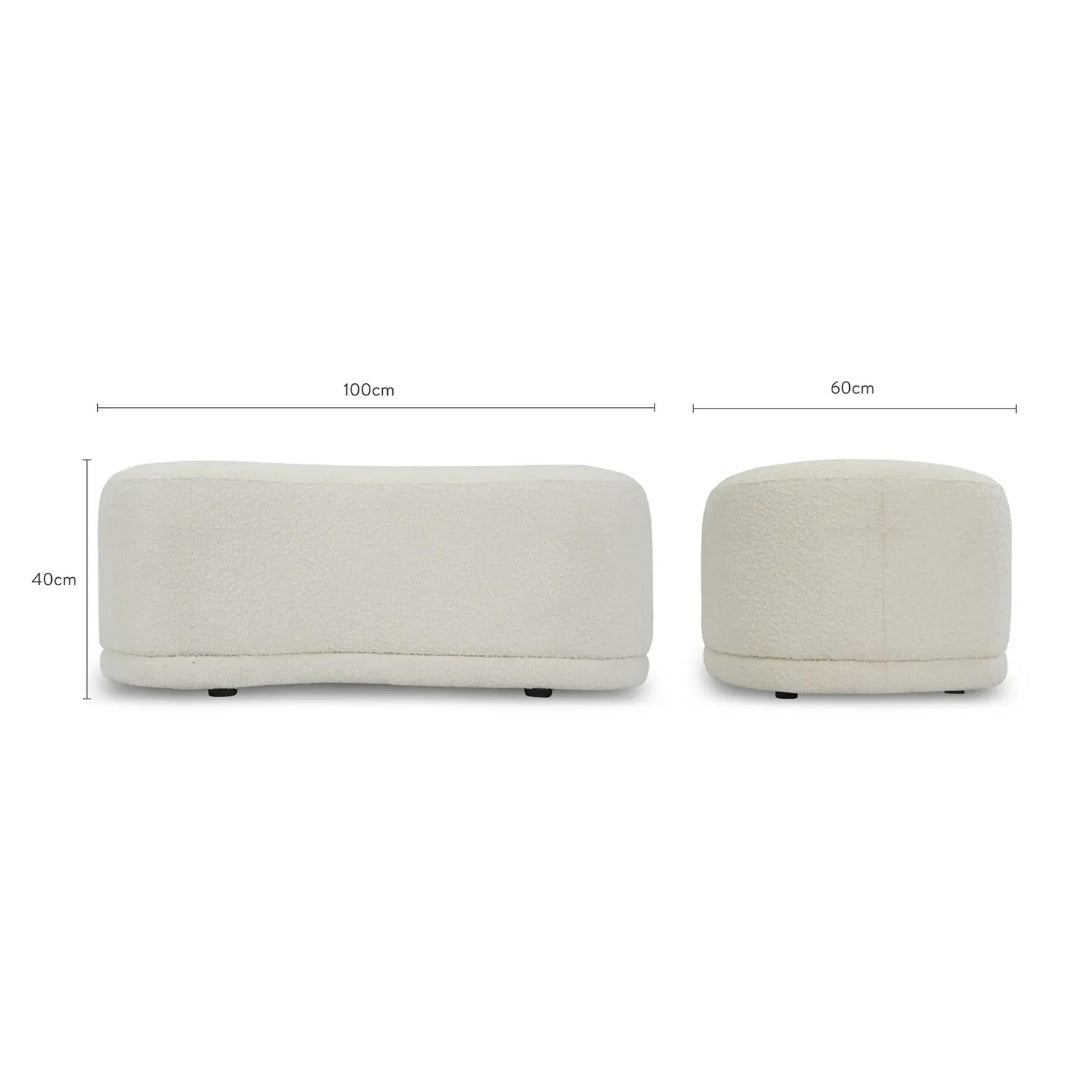 Ada Bench & Pouf