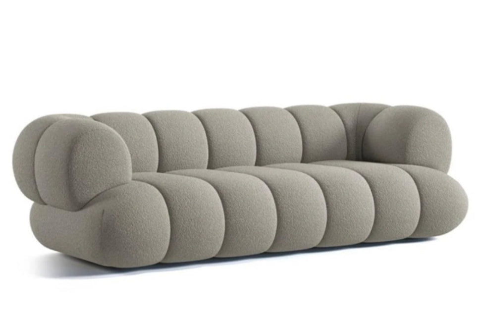 Alps Sofa Set2 Seaters: W 180 cm x D 95 cm x H 70 cm / Grey / Velvet