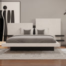 Alta V.II Japanese BedC. King Bed: Mattress size 200x200 cm overall: W 260 x D 225 x H 120 cm