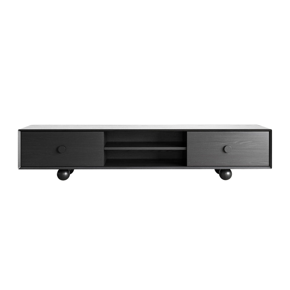 Amia TV ConsoleBlack / With Cable Hole