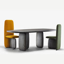 Arbie Dining ChairGreen: 50 W x 50 D x 102 H cm