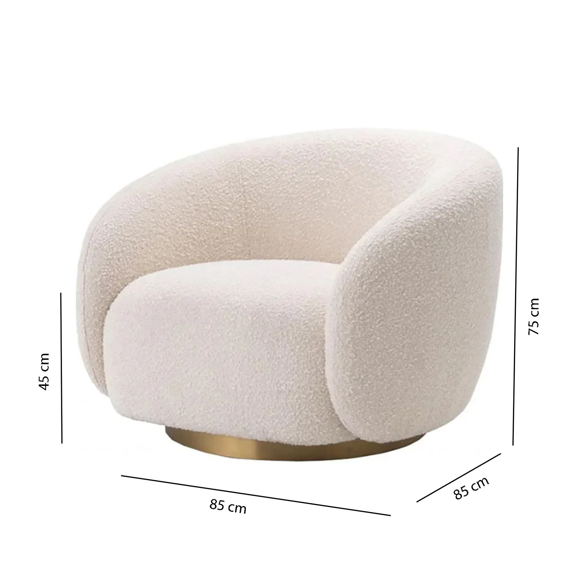 Aria Swivel Armchair