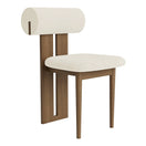 Aruna ChairNatural Wood & White