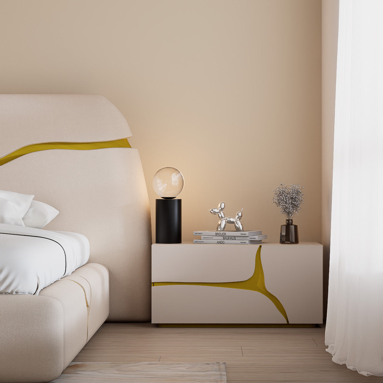 Arva Japanese Nightstand