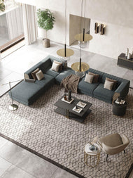 Aqua Coffee Table
