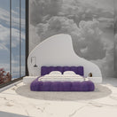 Cloud BedC.King Bed (250x275) CM / Mattress Size (200x200) CM / Purple