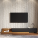 Cora Extendable TV StandBlack & Walnut / With Cable Hole