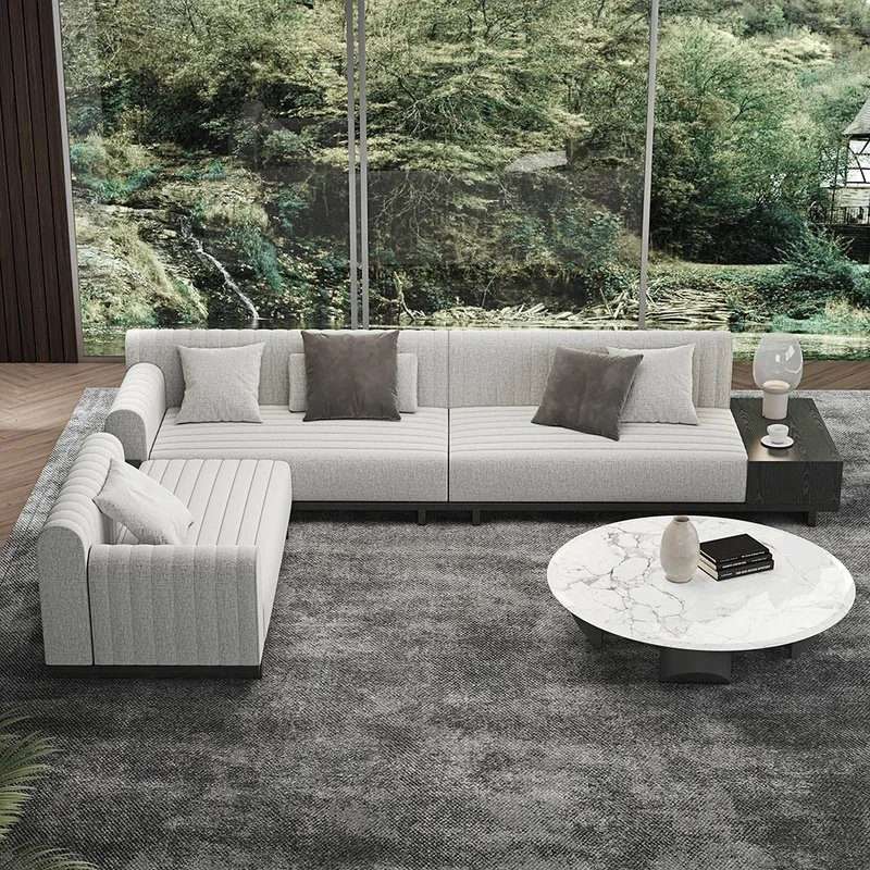 Eucalyptus Modern Corner L-Shaped Sectional Sofa - Kanaba Home #