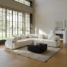 Evo Sectional SofaL-Shape 5S Sofa / Boucle