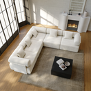 Evo Sectional SofaL-Shape 5S Sofa / Velvet